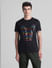 Black Graphic Print T-shirt_415803+2