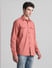 Red Cotton Full Sleeves Shirt_415809+3