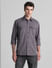 Grey Cotton Full Sleeves Shirt_415810+2