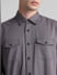 Grey Cotton Full Sleeves Shirt_415810+5