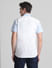 Blue Colourblocked Short Sleeves Shirt_415813+4