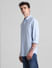 Blue Striped Full Sleeves Shirt_415815+3