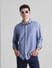 Blue Striped Full Sleeves Shirt_415818+1