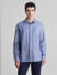 Blue Striped Full Sleeves Shirt_415818+2
