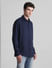 Dark Blue Full Sleeves Shirt_415821+3