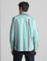 Green Striped Full Sleeves Shirt_415829+4