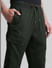 Green Mid Rise Cargo Pants_415832+4
