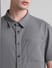Grey Dobby Co-ord Set Shirt_415836+5
