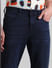 Dark Blue Low Rise Glenn Slim Fit Jeans_415845+4