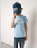 Boys Blue Logo Print T-shirt_415863+1