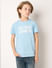 Boys Blue Logo Print T-shirt_415863+2