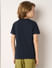 Boys Navy Blue Logo Print T-shirt_415864+4