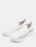 White Knitted Slip On Sneakers_415848+6