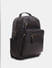 Dark Brown Leather Backpack_415852+2