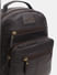 Dark Brown Leather Backpack_415852+5