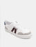 White Colourblocked Lace Up Sneakers_415854+4