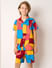 Boys Multi-Colour Abstract Print Co-ord Set Shirt_415869+2