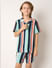 Boys Multi-Colour Striped Co-ord Set Shirt_415874+2