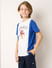 Boys Blue Colourblocked T-shirt_415876+3