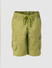 Boys Green Cotton Cargo Shorts_415881+7