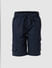 Boys Blue Cotton Cargo Shorts_415882+7