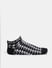 Pack of 3 Monochrome Ankle Length Socks - Black & White_409791+5
