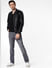 Grey Mid Rise Clark Regular Fit Jeans_56990+1