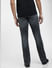 Grey Mid Rise Clark Regular Fit Jeans_406135+4