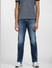 Blue Mid Rise Clark Regular Fit Jeans_406129+2