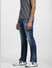 Blue Mid Rise Clark Regular Fit Jeans_406129+3