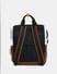 Brown Colourblocked Backpack_414289+4