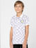 BOYS Purple Check Polo Neck T-shirt_406796+2
