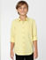 BOYS Yellow Printed Full Sleeves Shirt_406803+2
