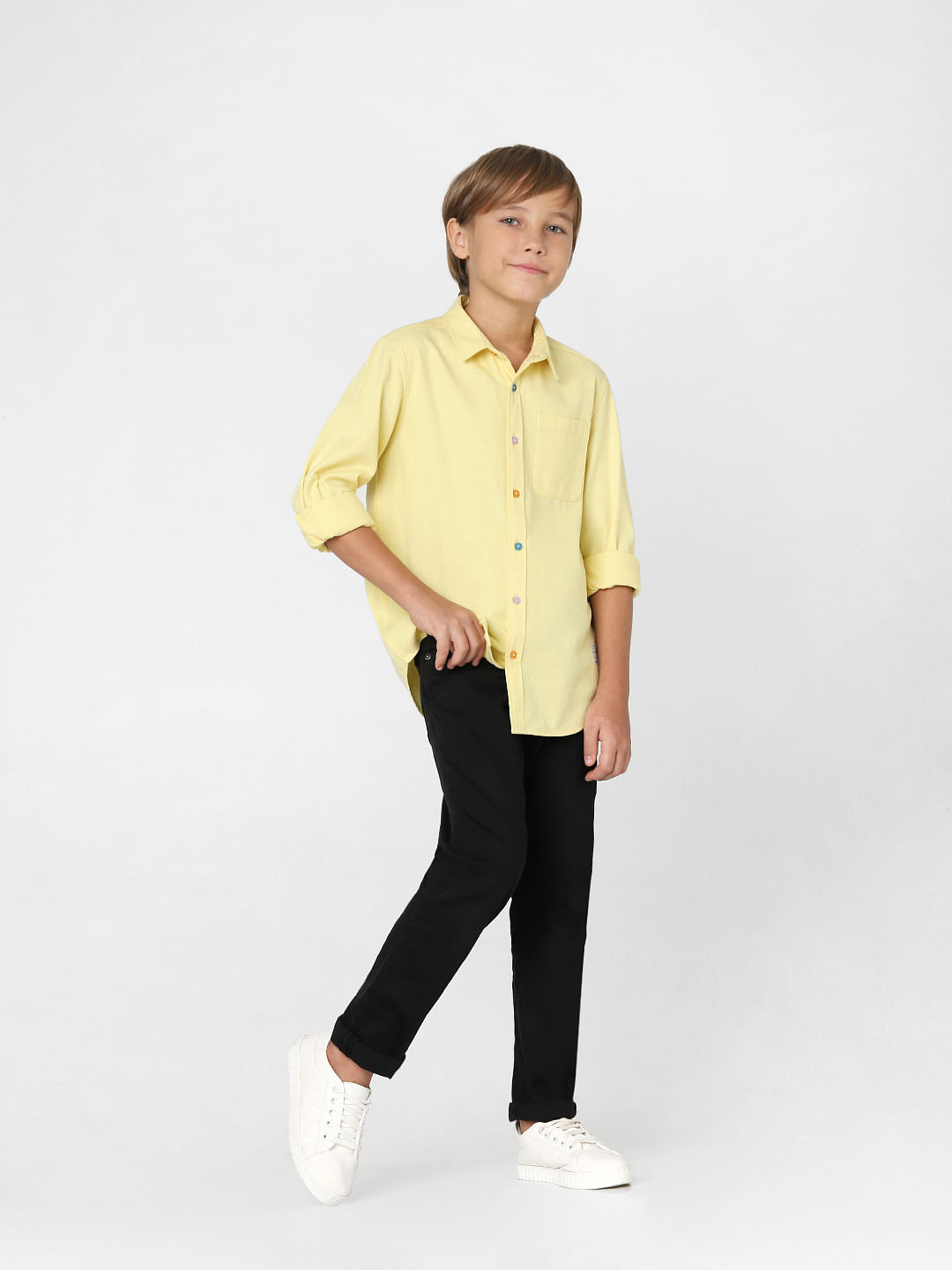 Boys yellow hotsell dress shirt