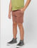BOYS Brown Low Rise Shorts_406823+2