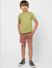 BOYS Brown Low Rise Shorts_406823+5