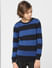 Boys Blue Striped Pullover_406828+1