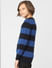 Boys Blue Striped Pullover