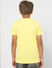 BOYS Yellow Printed Crew Neck T-shirt_406834+4