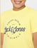 BOYS Yellow Printed Crew Neck T-shirt_406834+5