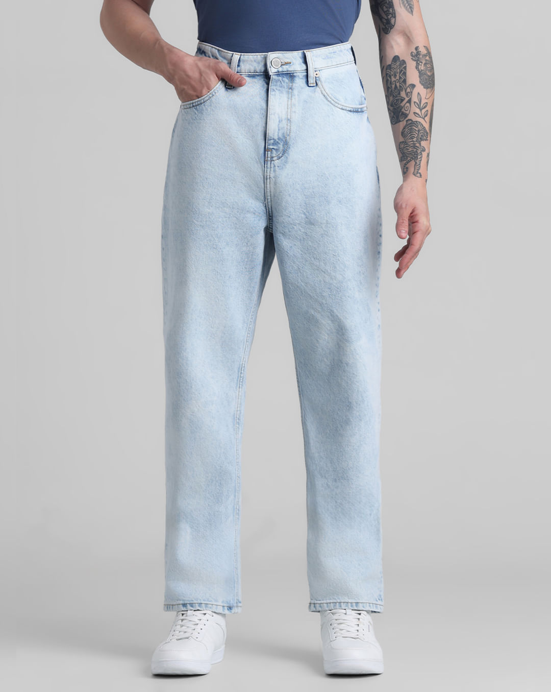 Blue Loose Fit Jeans