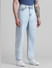 Light Blue Mid Rise Dario Loose Fit Jeans_410703+2