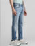 Blue Low Rise Washed Glenn Slim Fit Jeans_410707+2