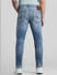 Blue Low Rise Washed Glenn Slim Fit Jeans_410707+3