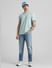 Blue Low Rise Washed Glenn Slim Fit Jeans_410707+6