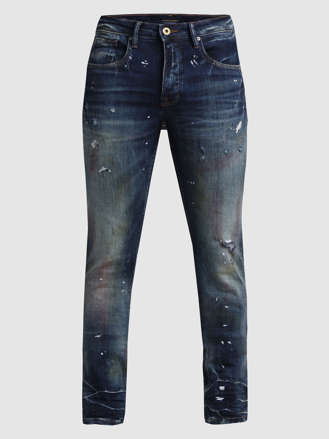 Armani paint splatter clearance jeans