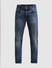 Dark Blue Low Rise Washed Slim Fit Jeans_410717+6