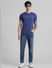 Blue Low Rise Glenn Slim Fit Jeans_410729+5