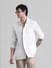 White Linen Oversized Shirt_410752+1