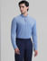 Light Blue Knitted Full Sleeves Shirt_410765+2